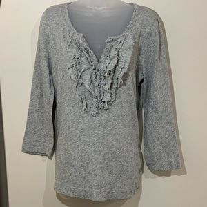 Womens J. Crew 3/4 Sleeve Sweater/Shirt. Size XL.